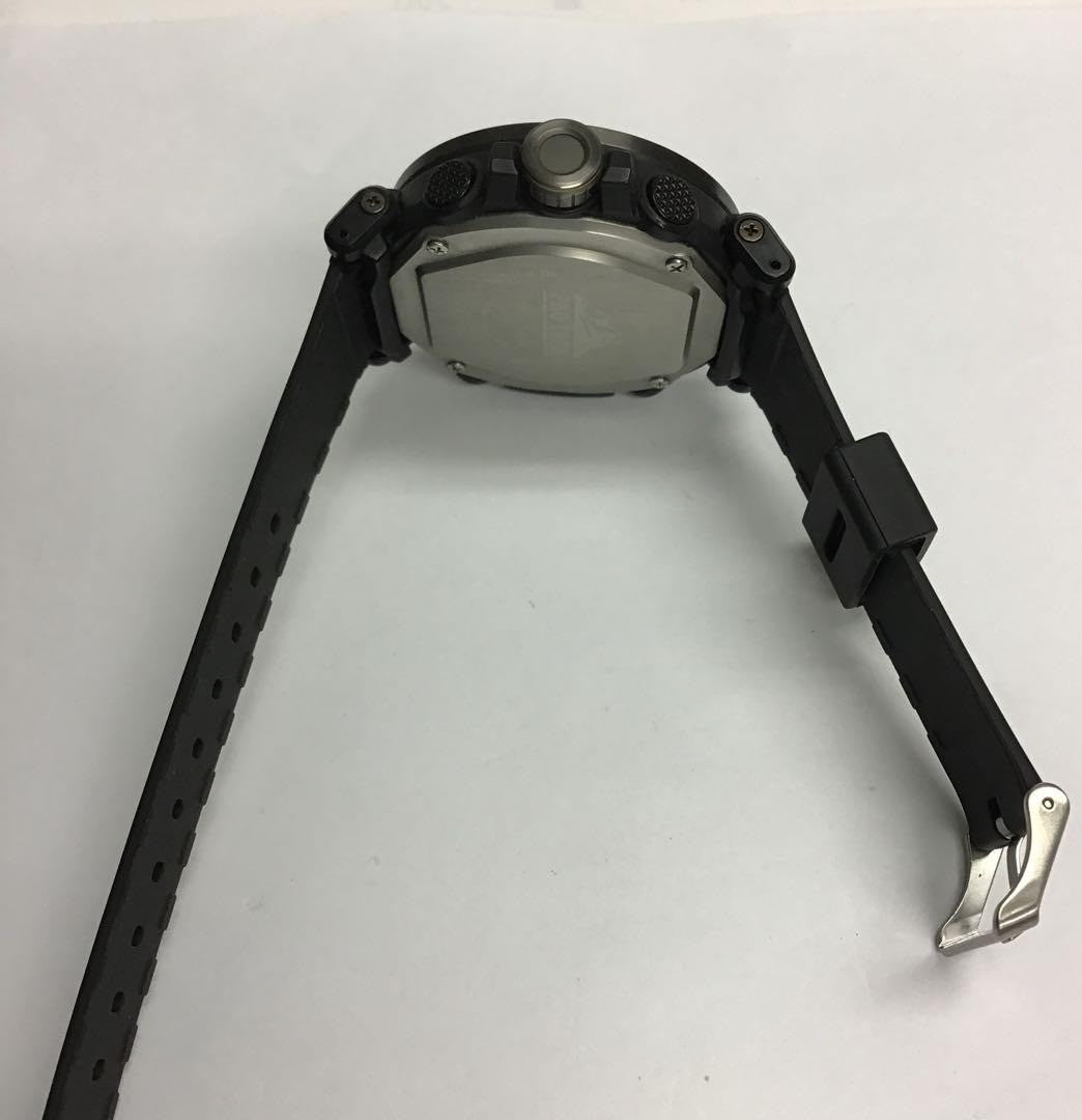 CASIO PRO TREK PRG-600YB Tough Solar Mens Watch Black Dial 47mm Triple Sensor