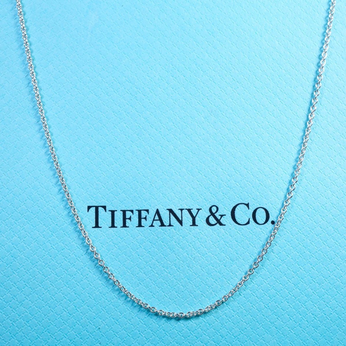 Tiffany & Co Sterling Silver 925 Cable Chain Necklace 80cm 31.5in