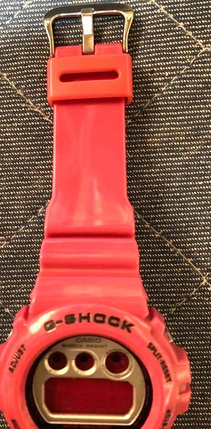 Casio G-Shock DW-6900CS Crazy Colors Pink Digital Watch Rare 2008 Thailand Used