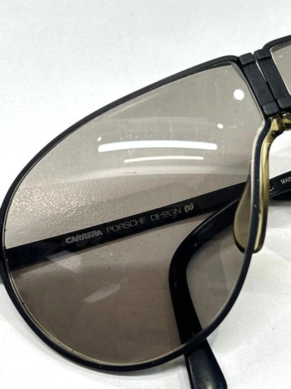 PORSCHE DESIGN CARRERA 5622 Folding Sunglasses Matte Black Smoke Lens Germany