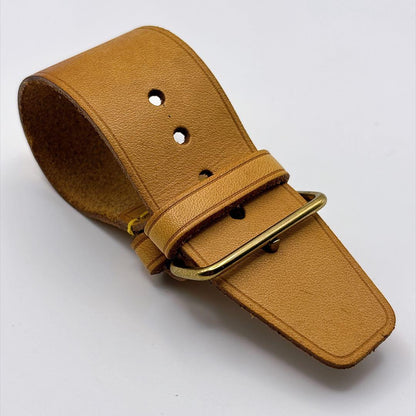 Authentic Louis Vuitton Vachetta Leather Short Strap Attachment Gold Hardware