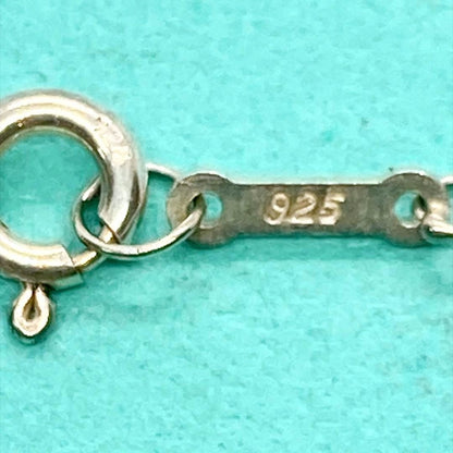 Tiffany & Co. Elsa Peretti Necklace Chain 42cm 16.5in Sterling Silver 925