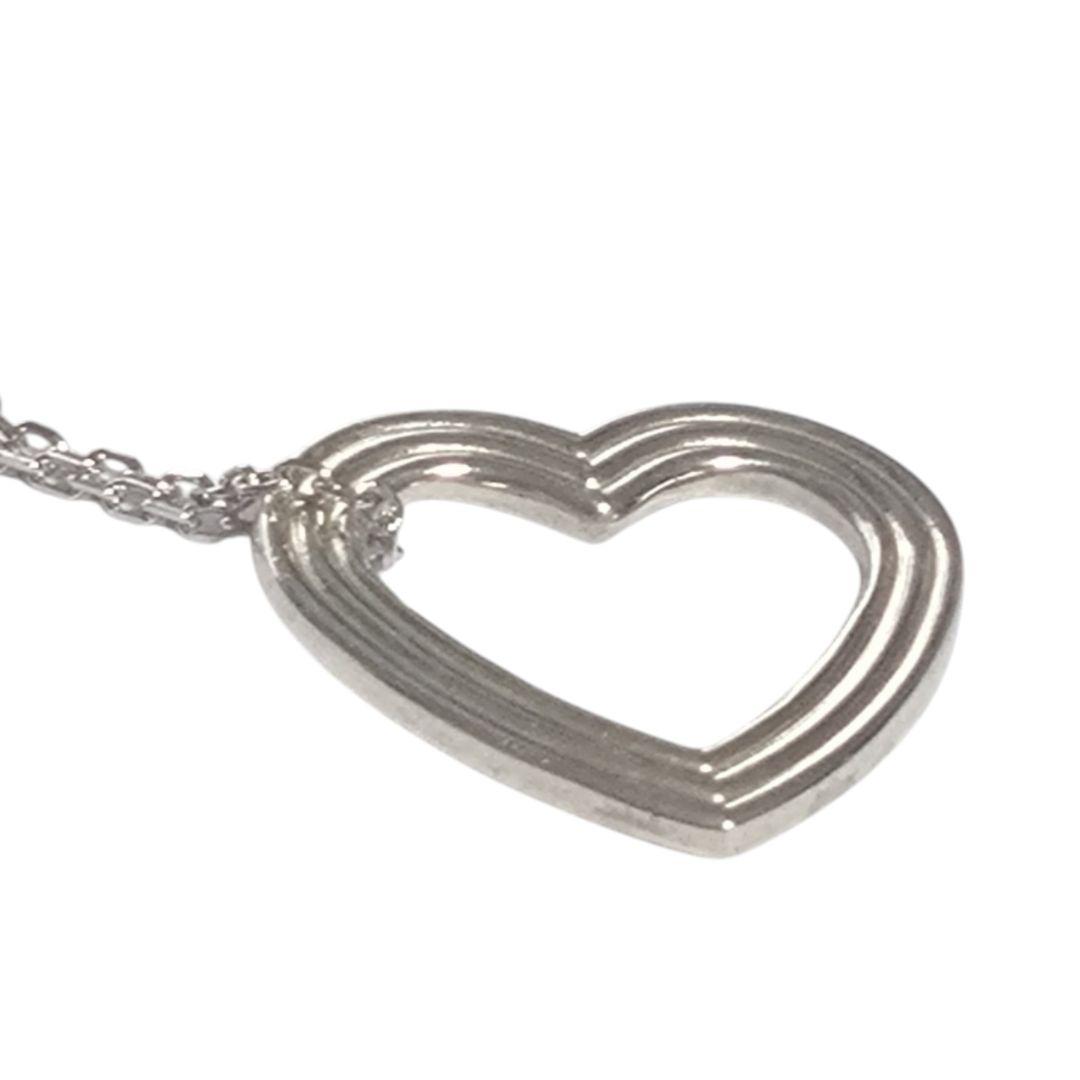 Tiffany & Co x Menard Sterling Silver 925 Open Heart Necklace Top Charm