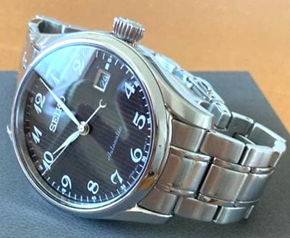 SEIKO Presage SARX039 Automatic Watch Black Dial Silver Stainless Steel 6R15
