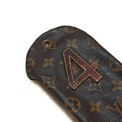 Louis Vuitton Monogram Golf Club Head Cover No.4 Iron Brown Authentic 9.6in
