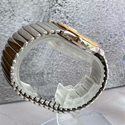 Citizen Lighthouse Lumen Majus Moon Phase Vintage Mens Watch Gold Silver Cream