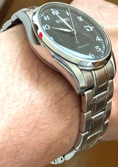 SEIKO Presage SARX039 Automatic Watch Black Dial Silver Stainless Steel 6R15