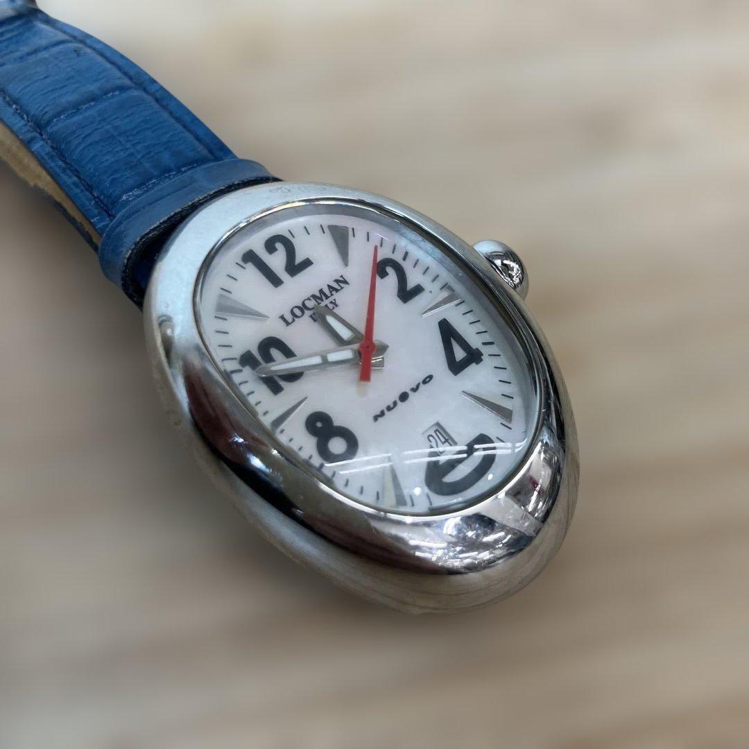 Locman Nuovo REF.020 White Dial Stainless Steel Analog Date Quartz Watch Women