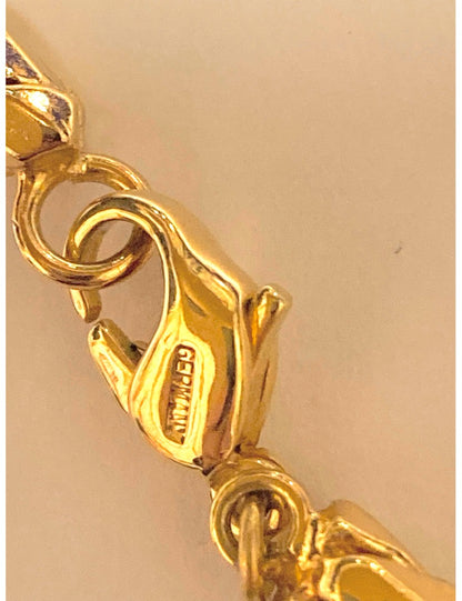 Christian Dior Vintage Gold Chain Necklace Long 31.9in Unisex Authentic