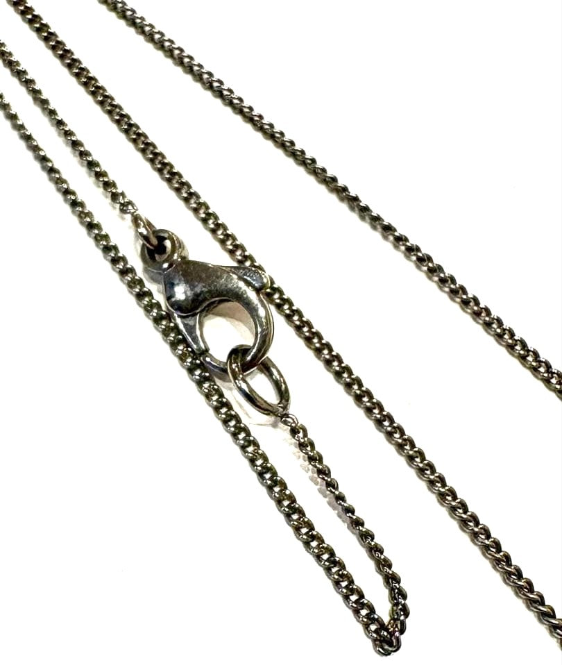 CHANEL CC Logo Camellia Flower Ladybug Dot Pendant Necklace Black Silver Vintage