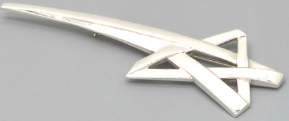 Tiffany & Co Paloma Picasso Shooting Star Brooch Pin Sterling Silver 925 8.24cm