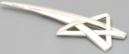Tiffany & Co Paloma Picasso Shooting Star Brooch Pin Sterling Silver 925 8.24cm