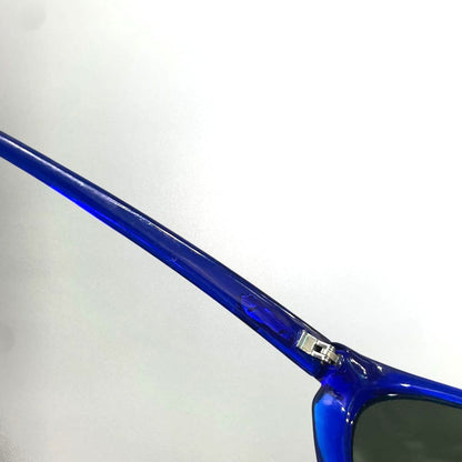Arnette El Gato Vintage Cat Eye Sunglasses Blue Frame Gray Lens Y2K Streetwear