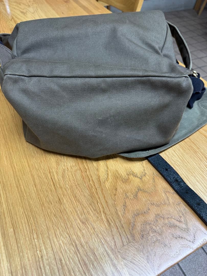 FILSON Rugged Twill Backpack Olive Green Leather Buckle USA Made Rucksack Canvas