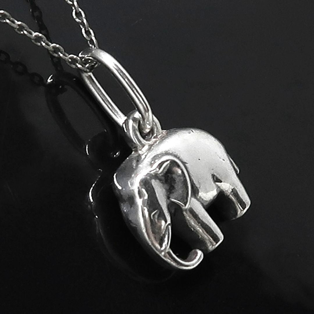 Georg Jensen Elephant Pendant Charm Sterling Silver 925 Denmark 0.67x0.47in.