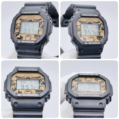 CASIO G-SHOCK DW-5600VT Georgia Japan Craftsman Limited Collab Watch Black Gold