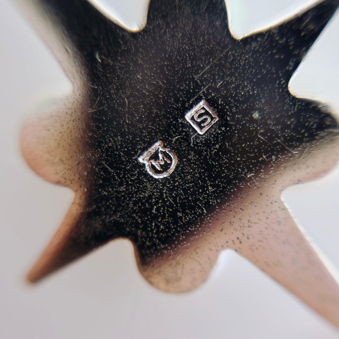 Mikimoto Genuine Baby Pearl Cross Star Faith Pendant Top 925 Silver 3.8-4.0mm