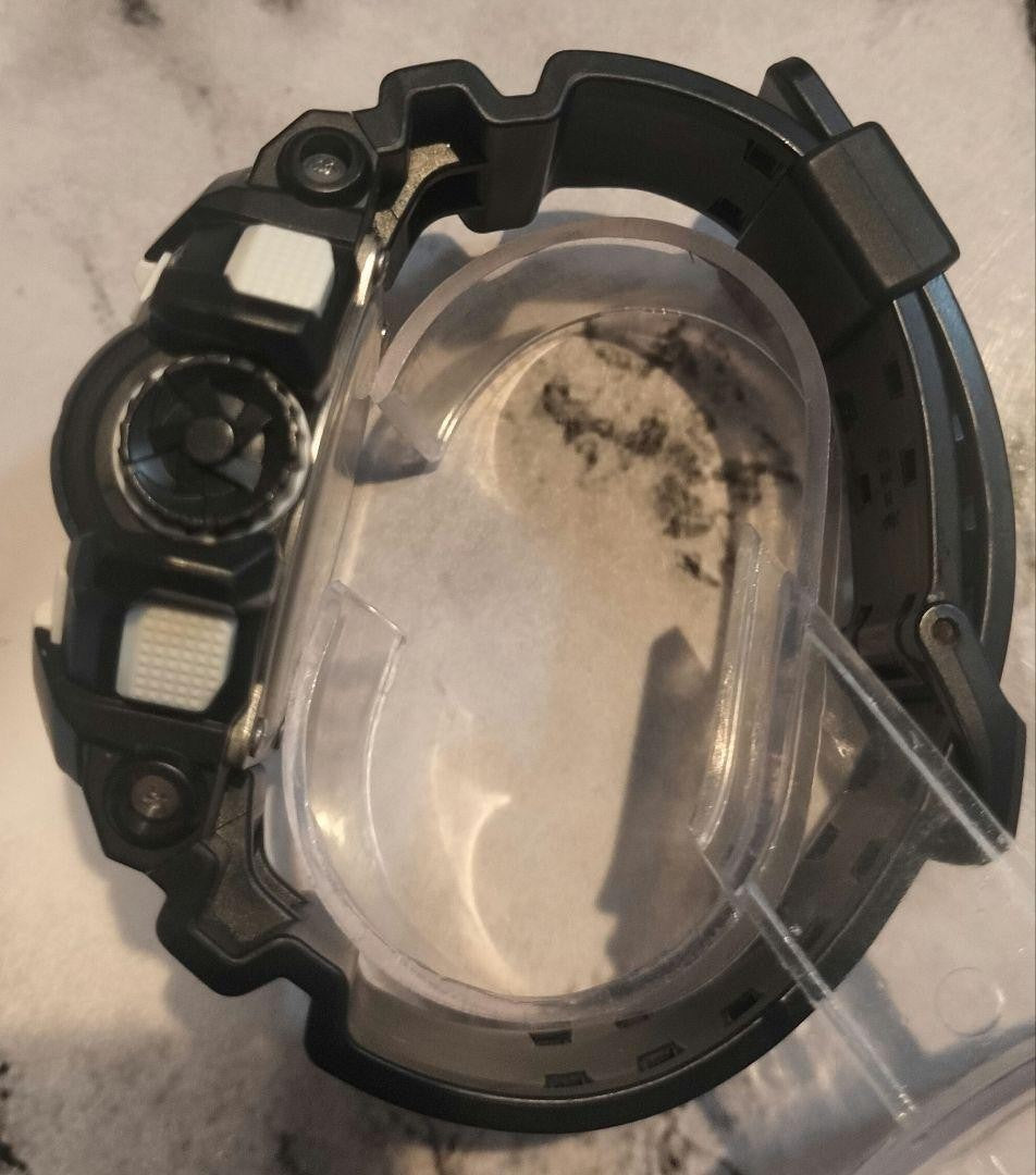 CASIO G-SHOCK GA-400 Mens Analog Digital Watch Black White Resin 51mm
