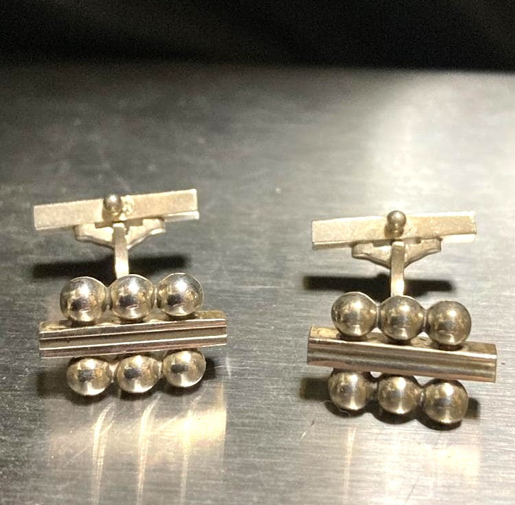 Vintage Georg Jensen # 61 Sterling Silver 925 Cufflinks Harald Nielsen