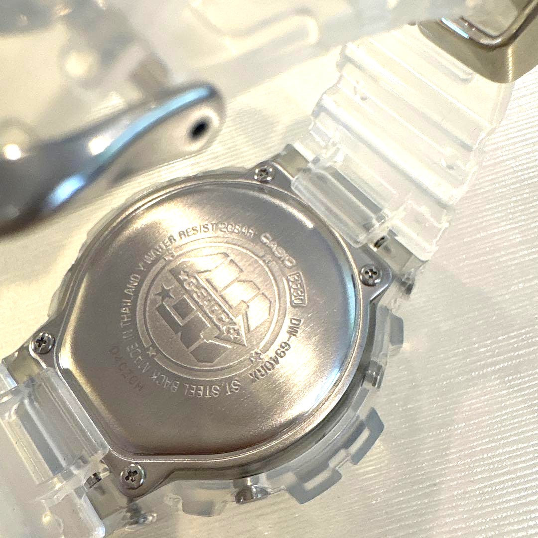 Casio G-SHOCK DW-6940RX 40th Anniversary Clear Skeleton Digital Watch Auth Mint