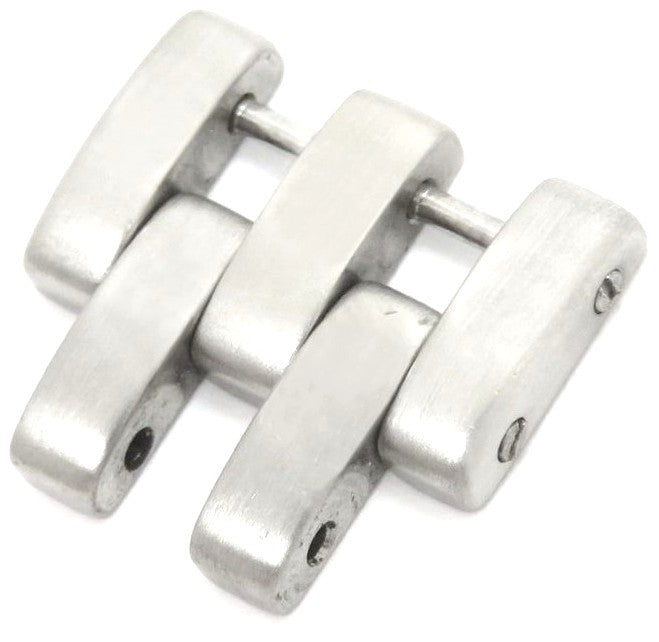 Cartier Panthere MM Bracelet Link SS Silver Stainless 15mm 5-Row Genuine Used