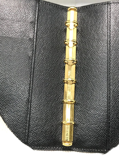 Louis Vuitton Agenda PM Notebook Cover Epi Leather Blue Gold HW 10x14.3cm Spain