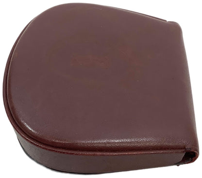 Cartier Must de Cartier Coin Purse Wallet Bordeaux Leather Small Authentic Used