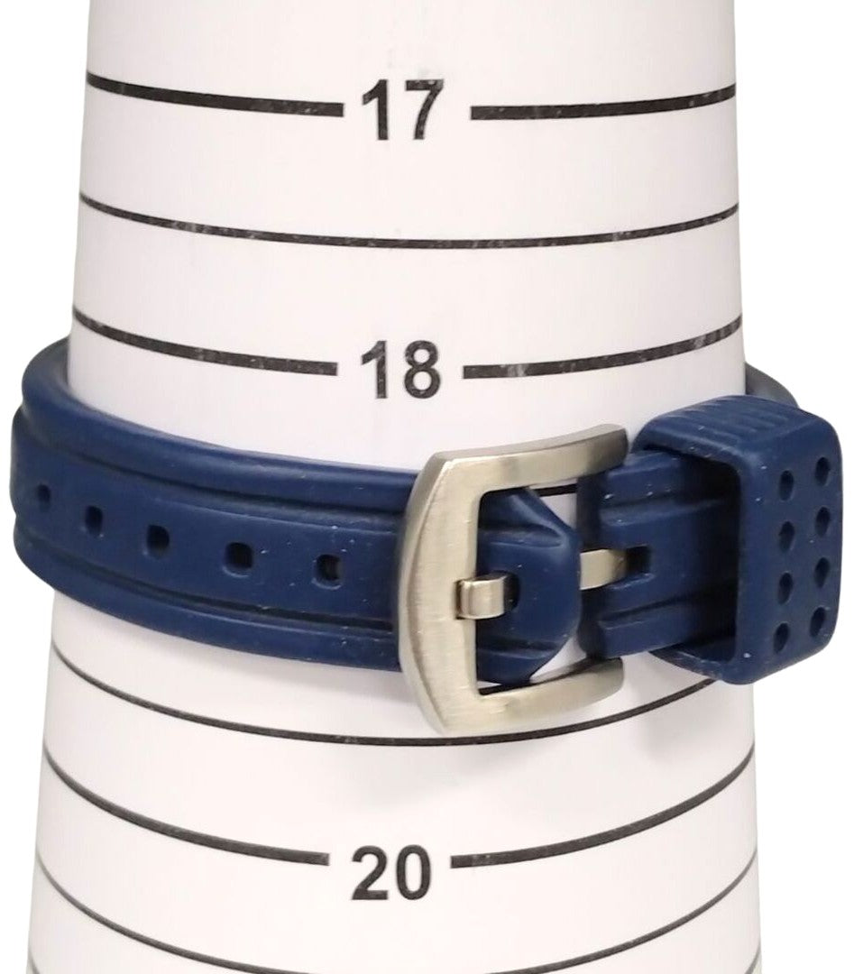 Revue Thommen Airspeed Automatic Men Watch Blue Dial Silver SS Swiss 31x39mm