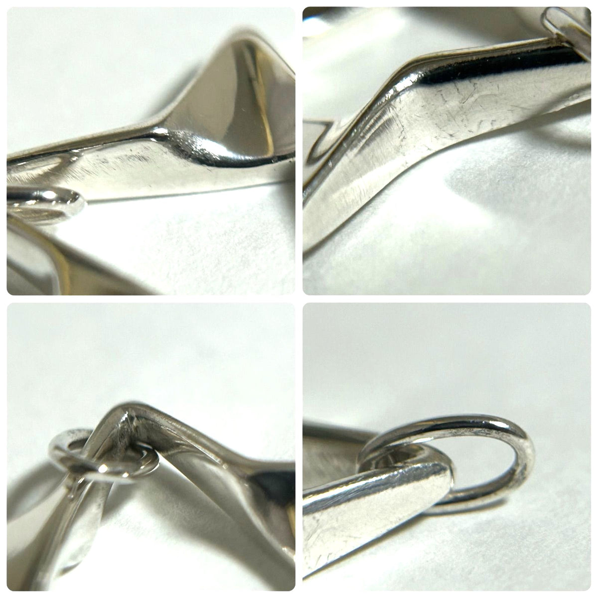 Georg Jensen 178 Star Pendant Top Sterling Silver 925 Denmark 1.0x1.0in.