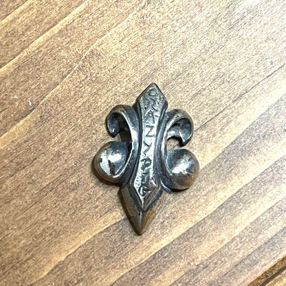 Crazy Pig Designs Fleur de Lis Pendant Top Sterling Silver 925 Model 625 London