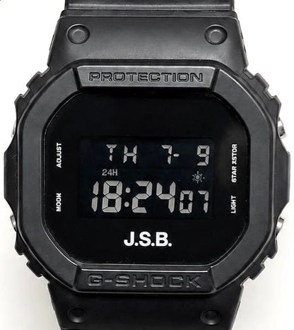CASIO G-SHOCK x J.S.B. DW-5600VT Collab Digital Watch Black Men Japan Used Great