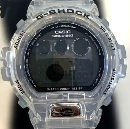 Casio G-SHOCK DW-6940RX 40th Anniversary Clear Skeleton Digital Watch Auth Mint