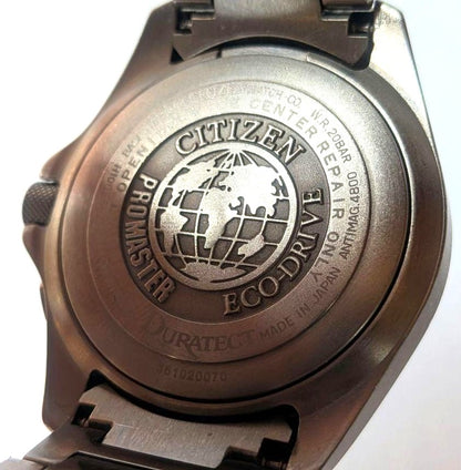 Citizen Promaster Land PMD56-2952 Eco-Drive Radio Solar Titanium Watch Japan