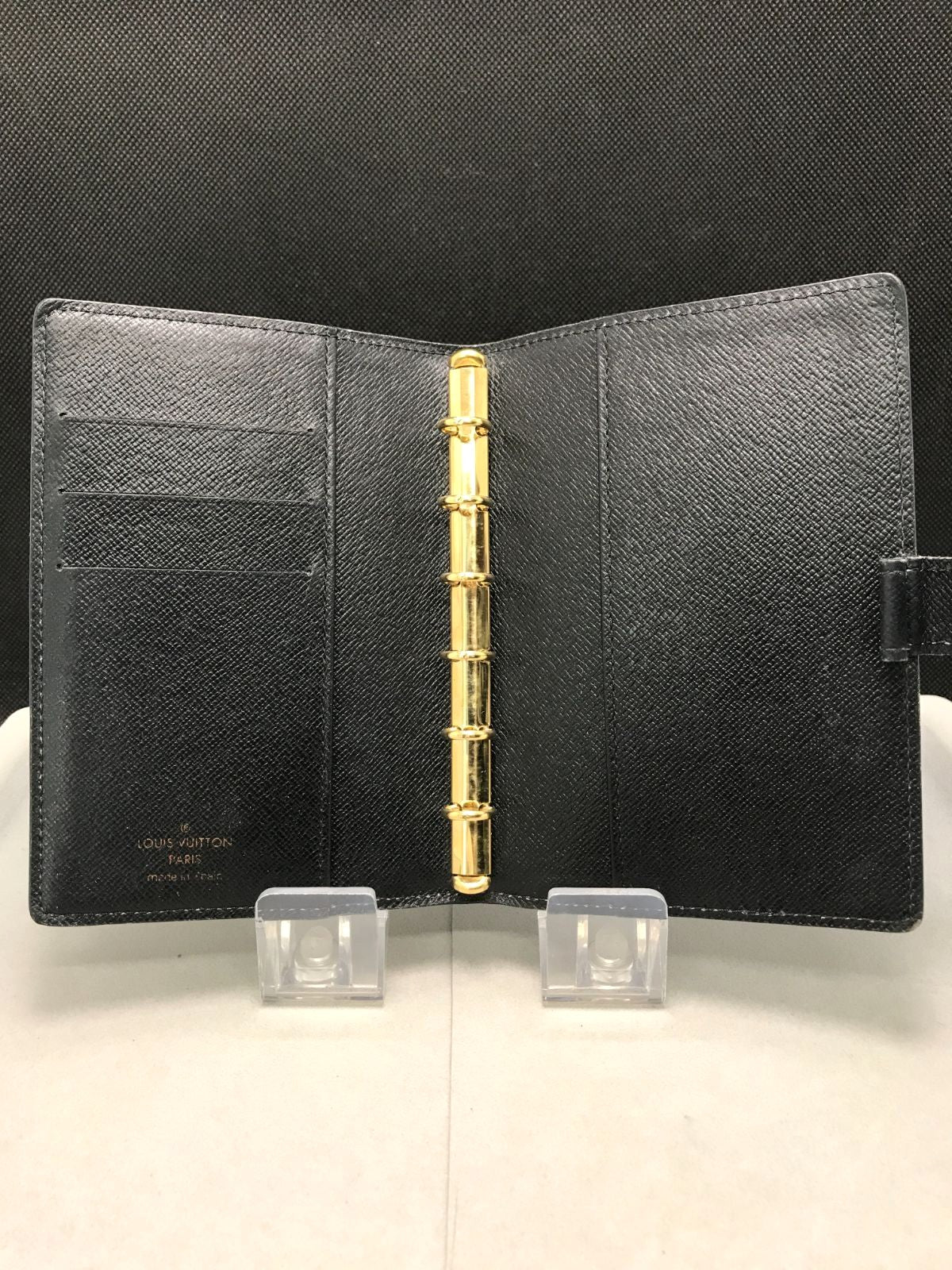 Louis Vuitton Agenda PM Notebook Cover Epi Leather Blue Gold HW 10x14.3cm Spain