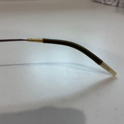 Oliver Peoples Aero 54-17-140 Sunglasses Orange Lens Fight Club Tyler Durden
