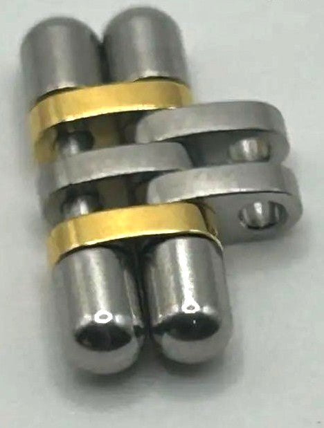 Cartier Panthere 2-Row Combi MM Link 15mm K18YG Gold Steel with Screw Authentic