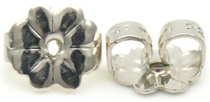 Tiffany & Co Heart Ribbon Earrings Silver 925 18K Gold Combo Studs 11mm Auth