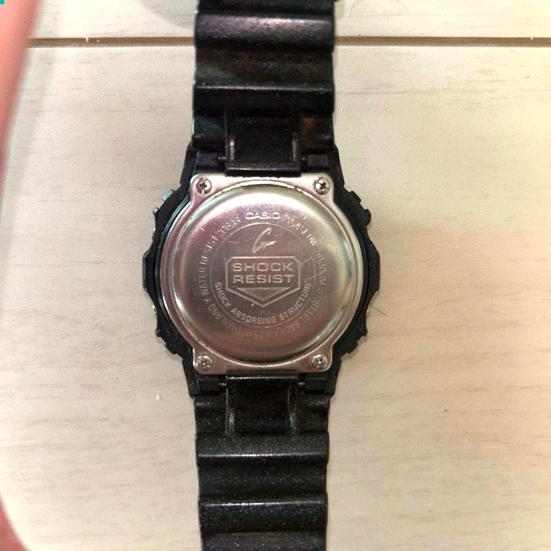 CASIO G-SHOCK DW-5600GM Mens Digital Watch Black Glitter 20 Bar Water Resist