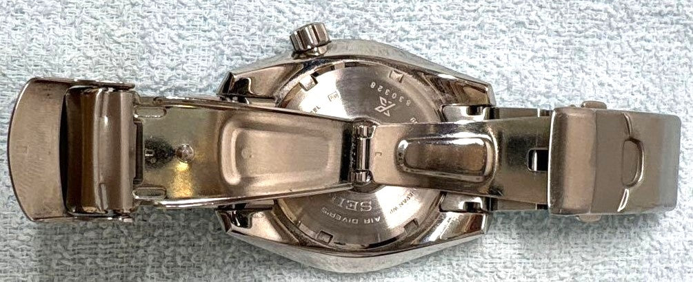 SEIKO Prospex Sumo Diver's 200m Automatic Navy Blue Watch 6R15-00G0 Pre-Owned