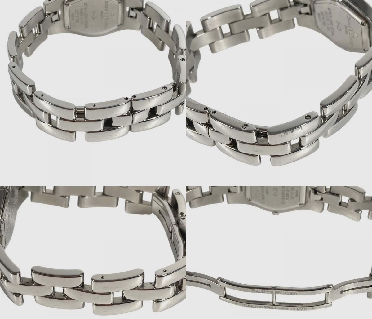 Baume & Mercier Linea 69650 Ladies Watch MOP Dial 12P Diamond SS Silver Swiss