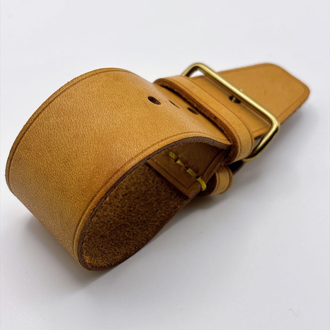 Authentic Louis Vuitton Vachetta Leather Short Strap Attachment Gold Hardware