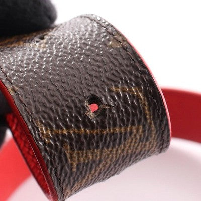 Louis Vuitton Initiales Belt Reversible Monogram Red Leather M9498 Women 80/32