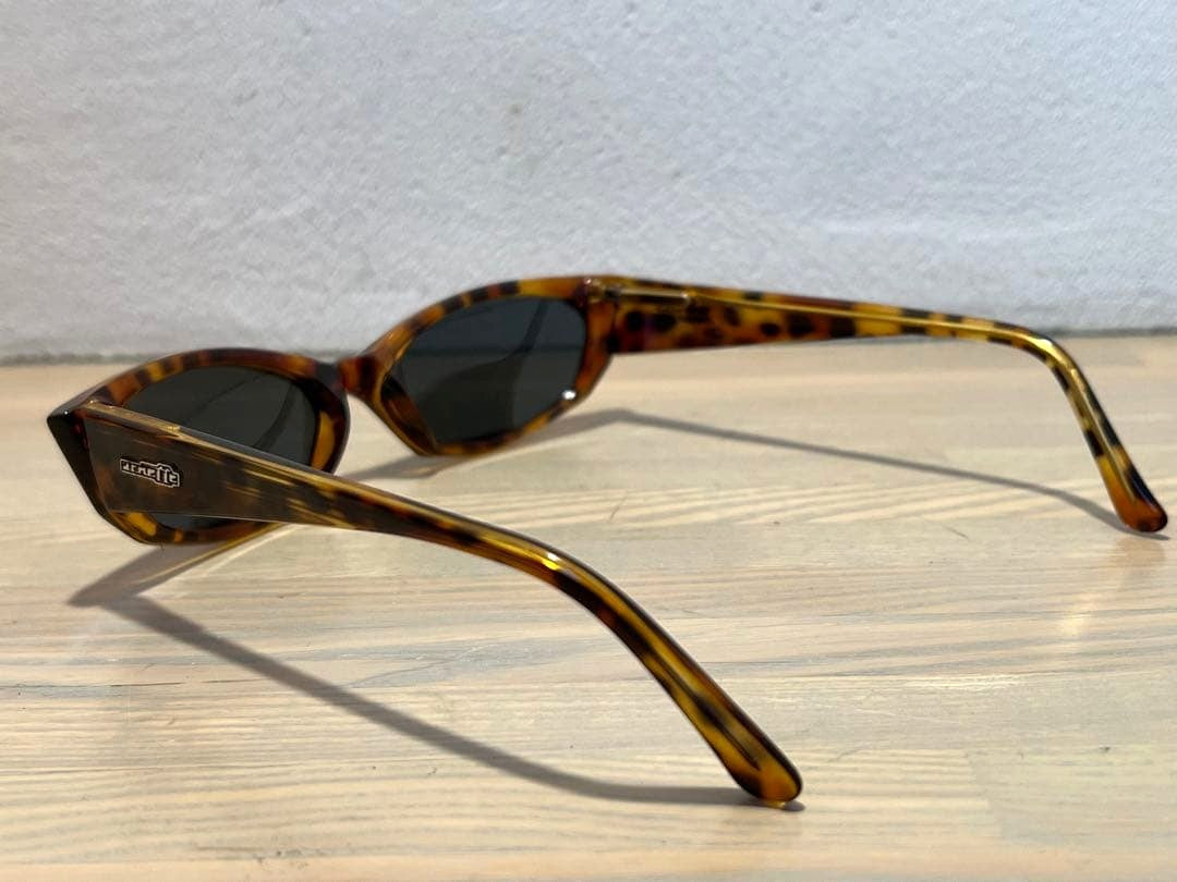 Arnette Mantis Vintage Sunglasses Pattern Wraparound Brown Frame Y2K Italy