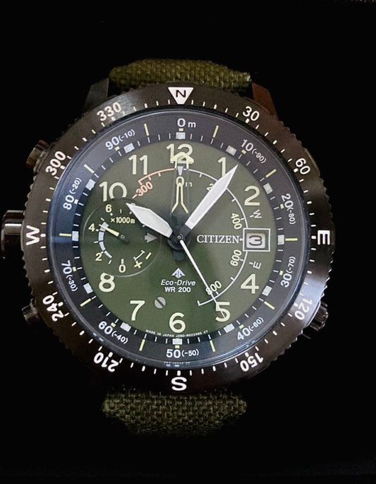 Citizen Promaster Land series BN4046-10X Eco-Drive Solar Date Analog Watch Men