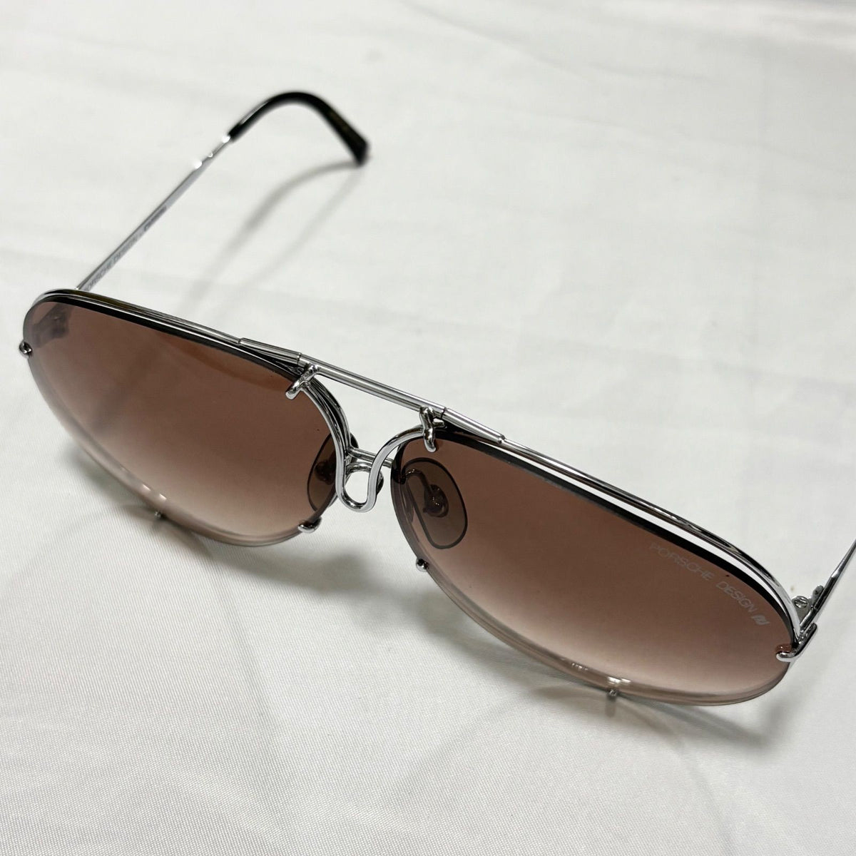 Porsche Design by Carrera 5621 Sunglasses Teardrop Brown Vintage Austria w/Case