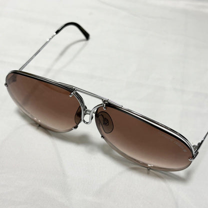 Porsche Design by Carrera 5621 Sunglasses Teardrop Brown Vintage Austria w/Case