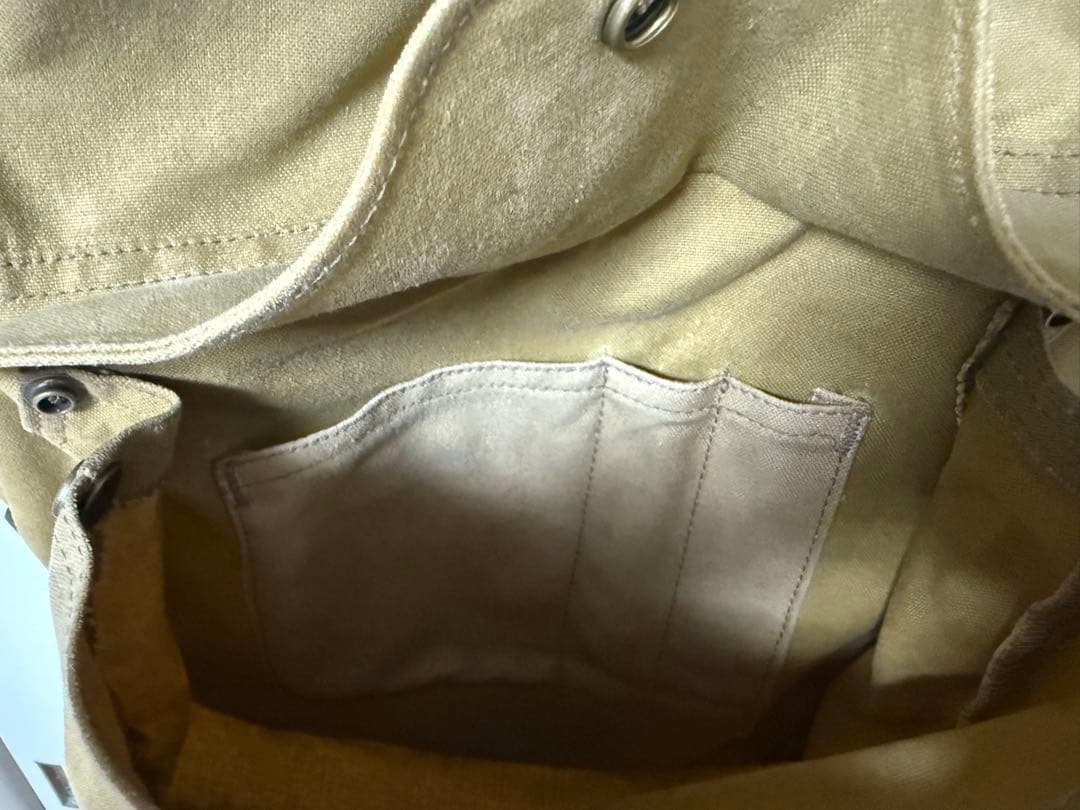 FILSON Journeyman Backpack Tan Tin Cloth Rugged Twill Leather Laptop Bag USA