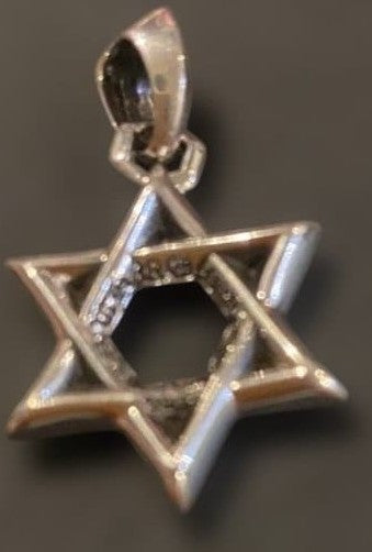 Chrome Hearts CH Star of David Small Pendant Sterling Silver 925 Authentic Mint