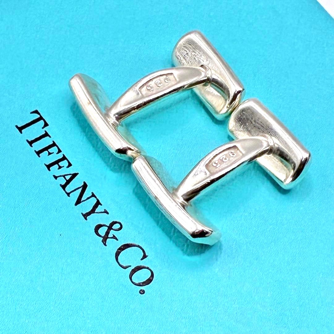 Tiffany & Co 1837 Cufflinks Sterling Silver 925 2.2cm(0.9") Used Excellent VTG