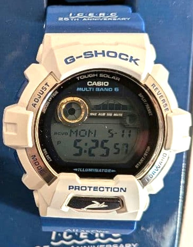 Casio G-SHOCK GWX-8903K-7JR ICERC 25th Anniv Whale Dolphin Edition Watch Used